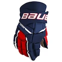 Hokejové rukavice Bauer Supreme M3 Navy/Red/White Senior