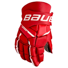 Hokejové rukavice Bauer Supreme M3 Red Senior