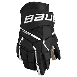 Hokejové rukavice Bauer Supreme M5PRO Black/White Intermediate