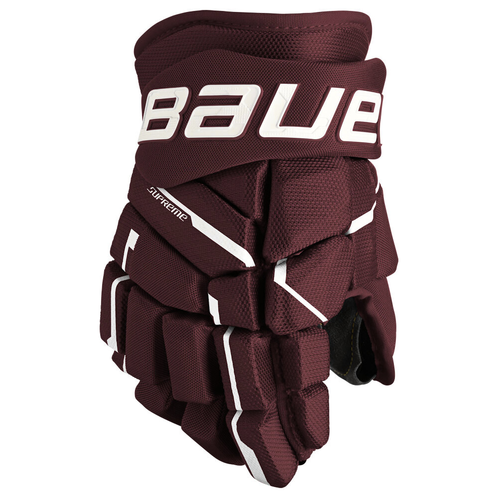 Hokejové rukavice Bauer Supreme M5PRO Maroon Junior 11 palců - main (0)
