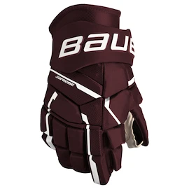 Hokejové rukavice Bauer Supreme M5PRO Maroon Senior