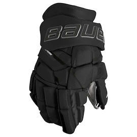 Hokejové rukavice Bauer Supreme MACH Black Intermediate