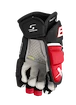 Hokejové rukavice Bauer Supreme Mach Black/Red Senior