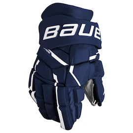 Hokejové rukavice Bauer Supreme MACH Navy Intermediate