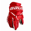 Hokejové rukavice Bauer Supreme MACH Red Senior