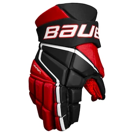 Hokejové rukavice Bauer Vapor 3X Black/Red Intermediate