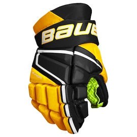 Hokejové rukavice Bauer Vapor 3X - MTO Black/Gold Junior