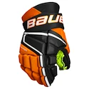 Hokejové rukavice Bauer Vapor 3X - MTO Black/Orange Junior
