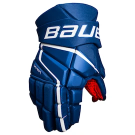 Hokejové rukavice Bauer Vapor 3X - MTO Blue Intermediate