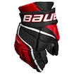 Hokejové rukavice Bauer Vapor 3X PRO Black/Red Junior 11 palců