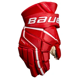 Hokejové rukavice Bauer Vapor 3X PRO Red Senior