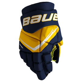 Hokejové rukavice Bauer Vapor FLY40 Navy/Gold Junior