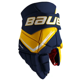 Hokejové rukavice Bauer Vapor FLY40 Navy/Gold Senior