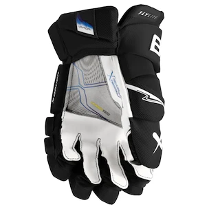 Hokejové rukavice Bauer Vapor FLYLITE Black/White Senior 15 palců
