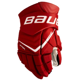 Hokejové rukavice Bauer Vapor FLYLITE Red Intermediate