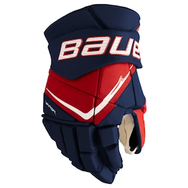 Hokejové rukavice Bauer Vapor FLYPRO Navy/Red/White Intermediate