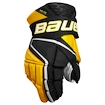 Hokejové rukavice Bauer Vapor Hyperlite - MTO black/gold Intermediate 13 palců