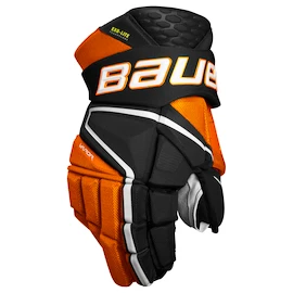 Hokejové rukavice Bauer Vapor Hyperlite - MTO Black/Orange Intermediate