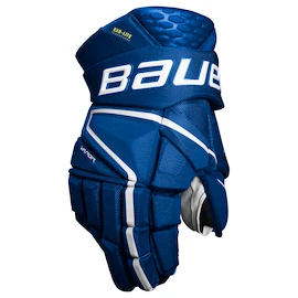 Hokejové rukavice Bauer Vapor Hyperlite - MTO blue Intermediate