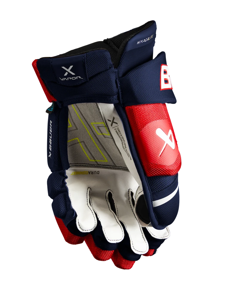Hokejové rukavice Bauer Vapor Hyperlite navy/red/white Intermediate