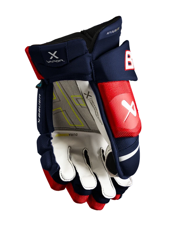 Hokejové rukavice Bauer Vapor Hyperlite navy/red/white Intermediate