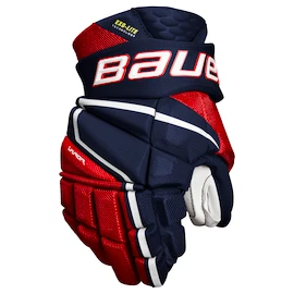 Hokejové rukavice Bauer Vapor Hyperlite Navy/Red/White Junior