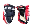 Hokejové rukavice CCM JetSpeed FT4 Pro Navy/Red/White Junior