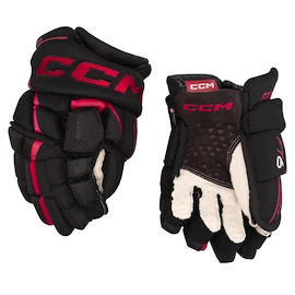 Hokejové rukavice CCM JetSpeed FT6 Black/Red Junior
