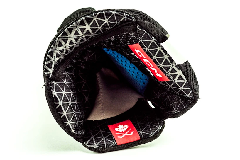 Hokejové rukavice CCM JetSpeed FT6 Black/Sunflower Junior 10 palců