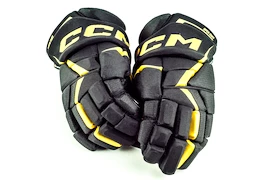 Hokejové rukavice CCM JetSpeed FT6 Black/Sunflower Senior