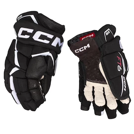 Hokejové rukavice CCM JetSpeed FT6 Black/White Senior