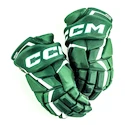 Hokejové rukavice CCM JetSpeed FT6 Dark Green/White Junior