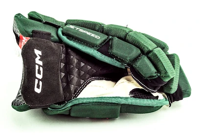 Hokejové rukavice CCM JetSpeed FT6 Dark Green/White Junior