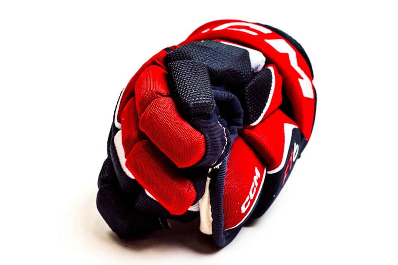 Hokejové rukavice CCM JetSpeed FT6 Navy/Red/White Junior 10 palců