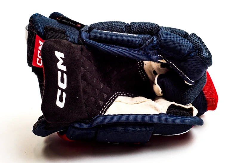 Hokejové rukavice CCM JetSpeed FT6 Navy/Red/White Junior 10 palců
