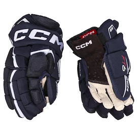 Hokejové rukavice CCM JetSpeed FT6 Navy/White Senior