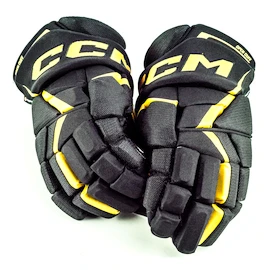 Hokejové rukavice CCM JetSpeed FT6 Pro Black/Sunflower Senior