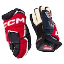 Hokejové rukavice CCM JetSpeed FT6 Pro Navy/Red/White Junior