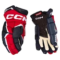 Hokejové rukavice CCM JetSpeed FT6 Pro Navy/Red/White Junior