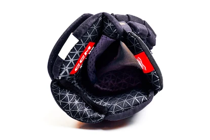 Hokejové rukavice CCM JetSpeed FT6 Pro Navy/Sunflower Senior 13 palců