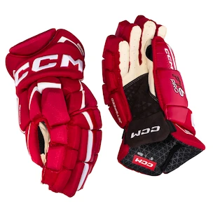 Hokejové rukavice CCM JetSpeed FT6 Pro Red/White Junior 11 palců