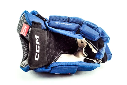 Hokejové rukavice CCM JetSpeed FT6 Royal/White Junior 12 palců