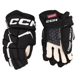 Hokejové rukavice CCM JetSpeed FT680 Black/White Senior