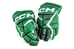 Hokejové rukavice CCM JetSpeed FT680 Dark Green/White Senior 15 palců