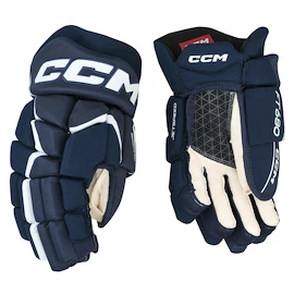 Hokejové rukavice CCM JetSpeed FT680 Navy/White Senior