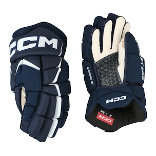 Hokejové rukavice CCM JetSpeed FT680 Navy/White Senior 15 palců