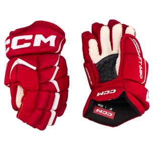 Hokejové rukavice CCM JetSpeed FT680 Red/White Senior 15 palců
