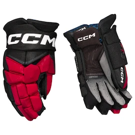 Hokejové rukavice CCM JetSpeed FT8 Black/Red/White Senior