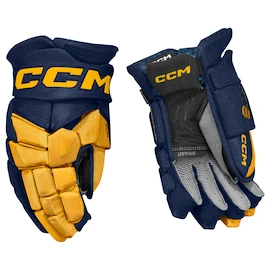 Hokejové rukavice CCM JetSpeed FT8 Navy/Sunflower Senior