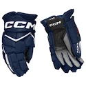 Hokejové rukavice CCM JetSpeed FT8 Navy/White Senior
